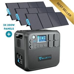 Bluetti 2200W +3x 200W Solar Panels