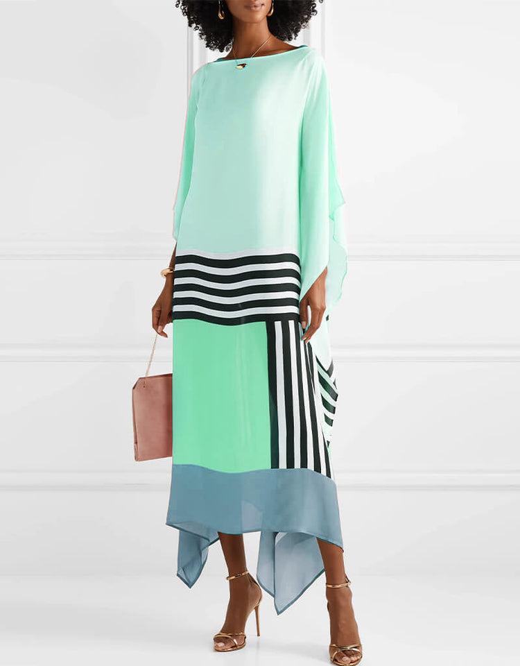 Color Candy Stripe Kaftan