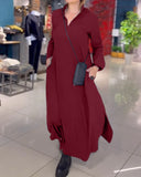 Victoria - Comfortable Dress with Slits