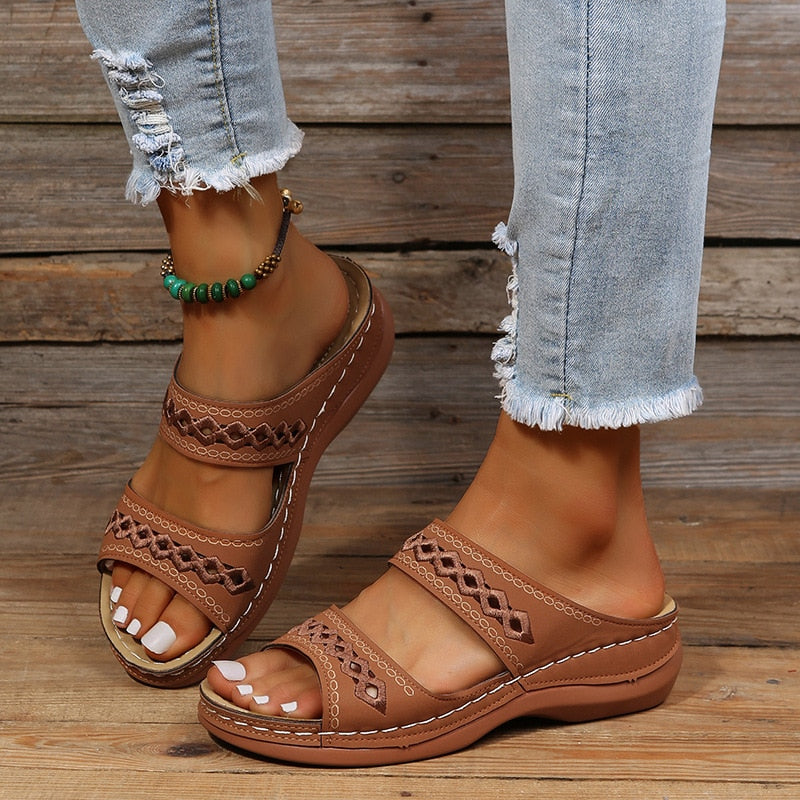 Alysson's Women's Thick Orthopedic Sandals