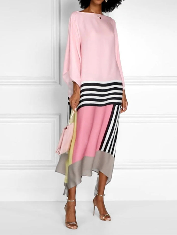 Color Candy Stripe Kaftan