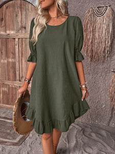 Sassa | Summer Dress with Ruffles