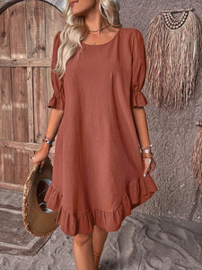 Sassa | Summer Dress with Ruffles