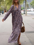 Nova's™ Casual dress  Ovale Print