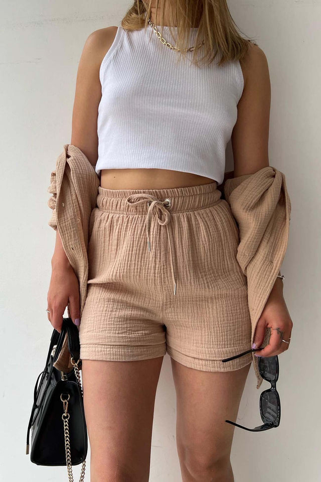 Theresa's™ Long Sleeve Shirt Short Set - Radiant into the summer