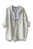 Theresa's™ Long Sleeve Shirt Short Set - Radiant into the summer