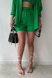 Theresa's™ Long Sleeve Shirt Short Set - Radiant into the summer