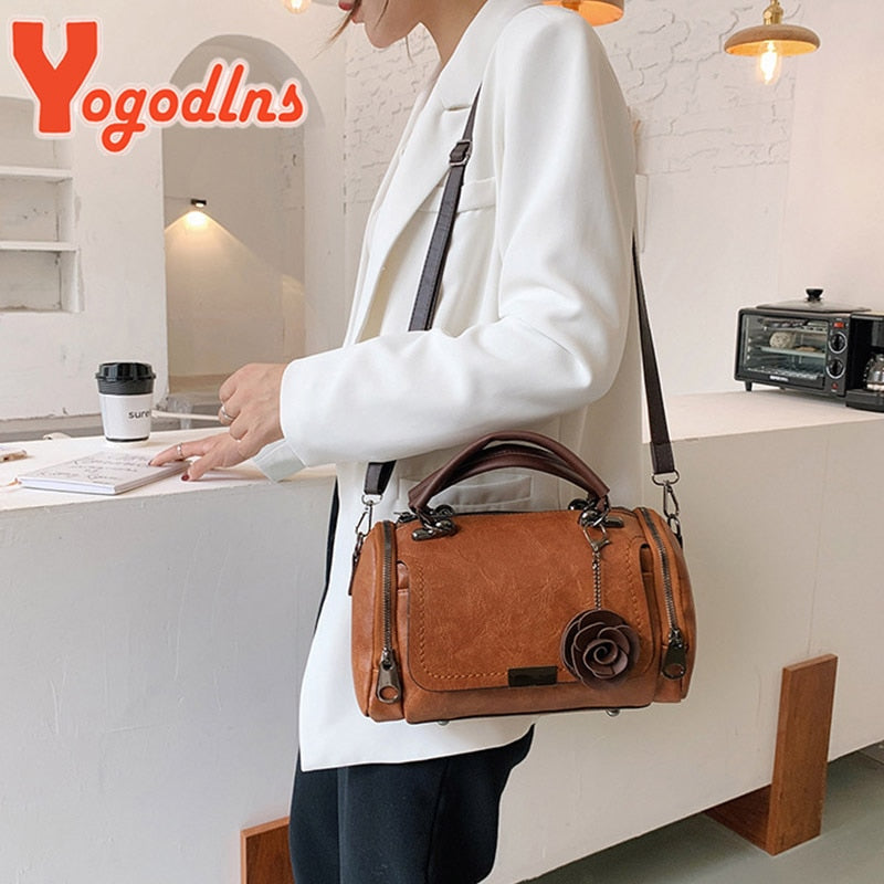 Rosa - Pendant Flower Handbag