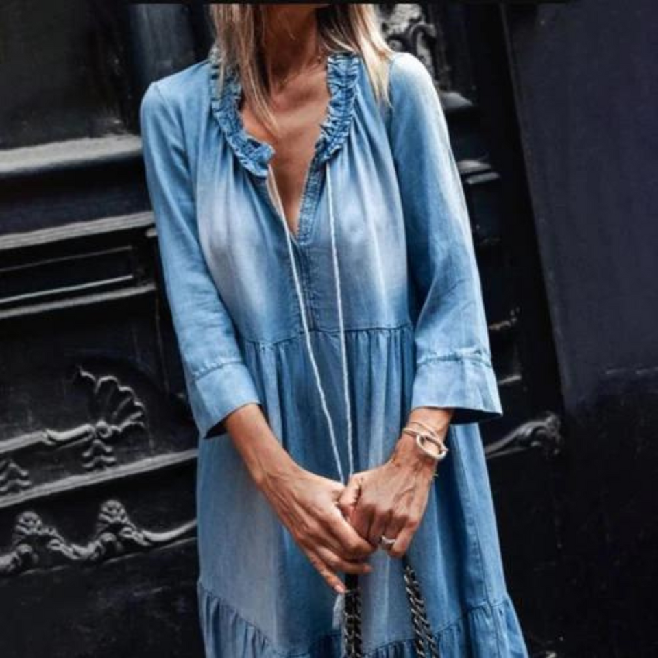Emma™ | Denim Jurk