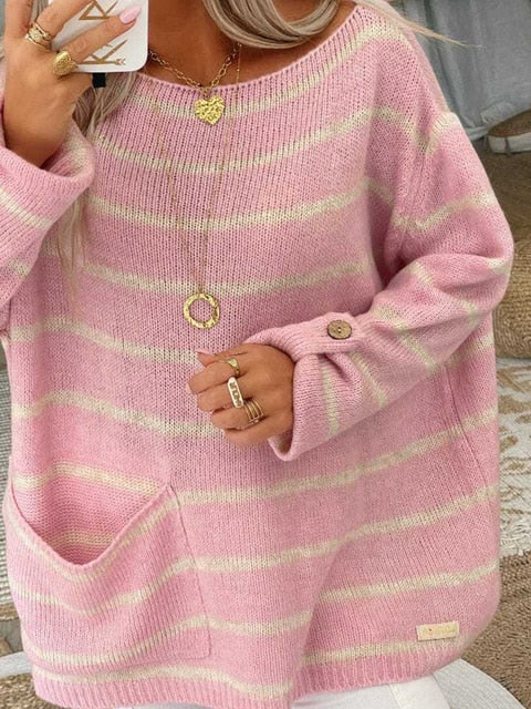 Leonie™ Chic Striped Sweater